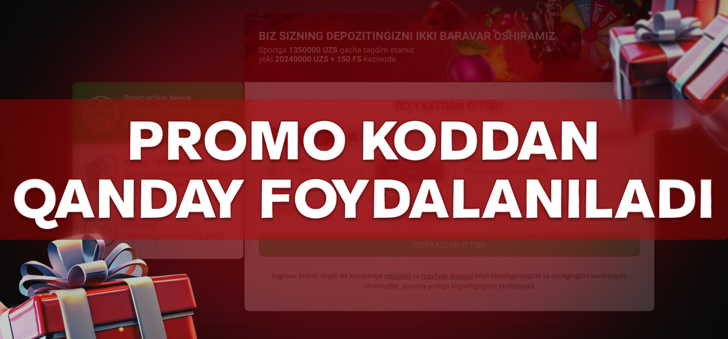 Foydalanuvchilar uchun kazino bonuslari