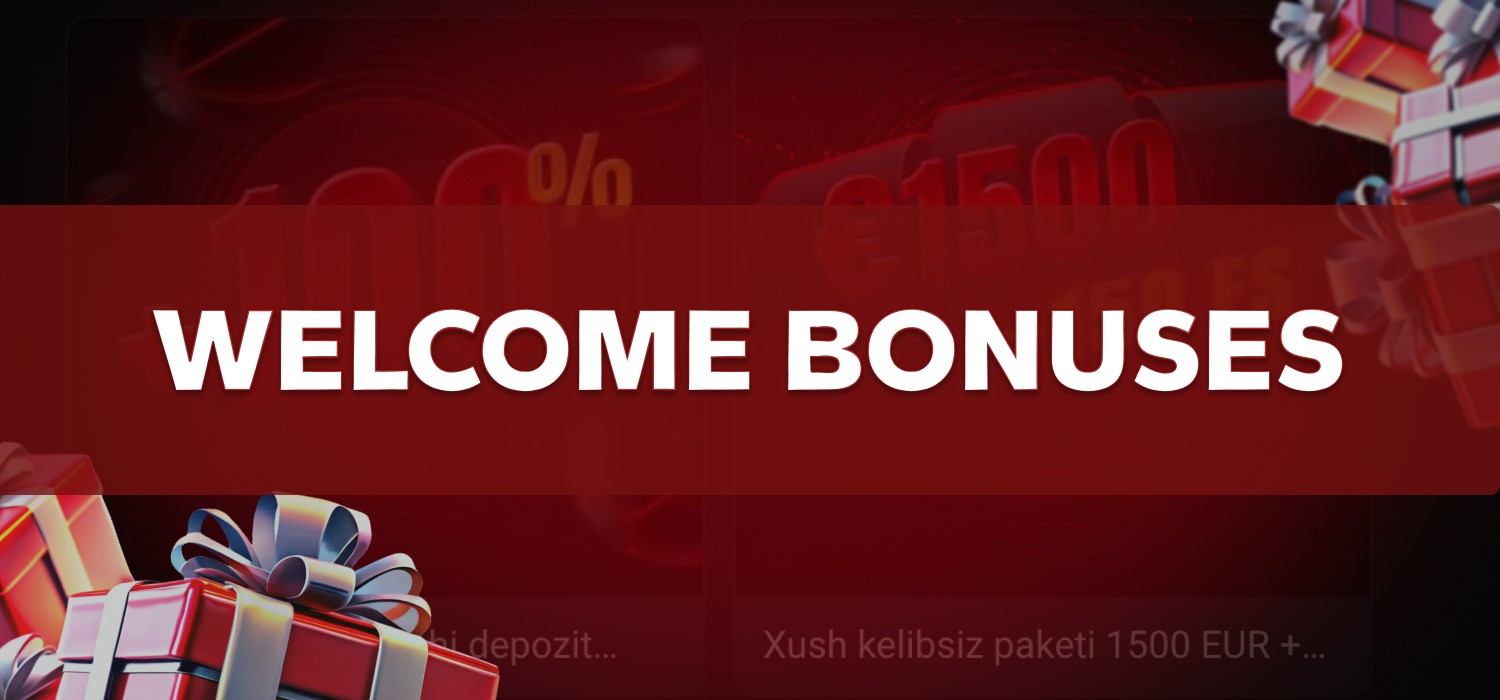 Yangi foydalanuvchilar uchun bonuslar
